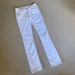 Rich & Skinny White Ripped Skinny Jeans (size 26)